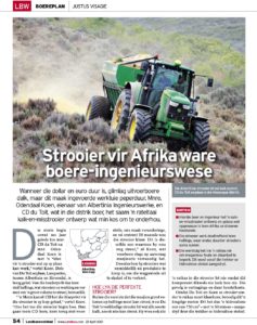 Landbou Weekblad April 2021 Albertinia Ingenieurswerke Article