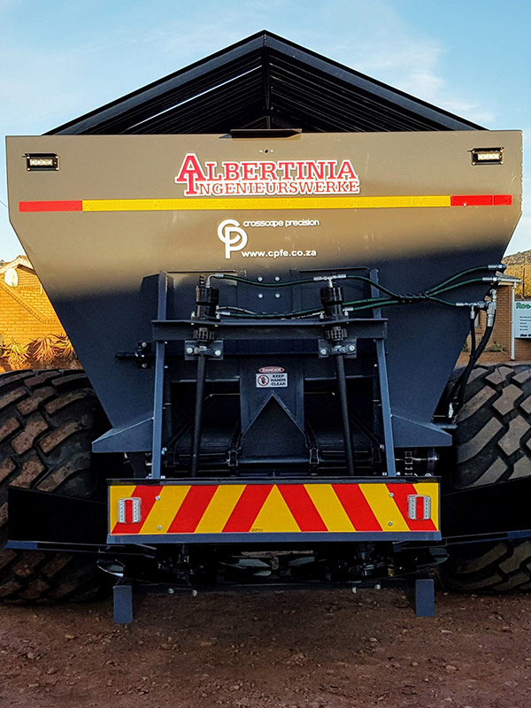 ai-135-spreader-multi-purpose-all-terrain-implement AI-135 Spreader Closeup